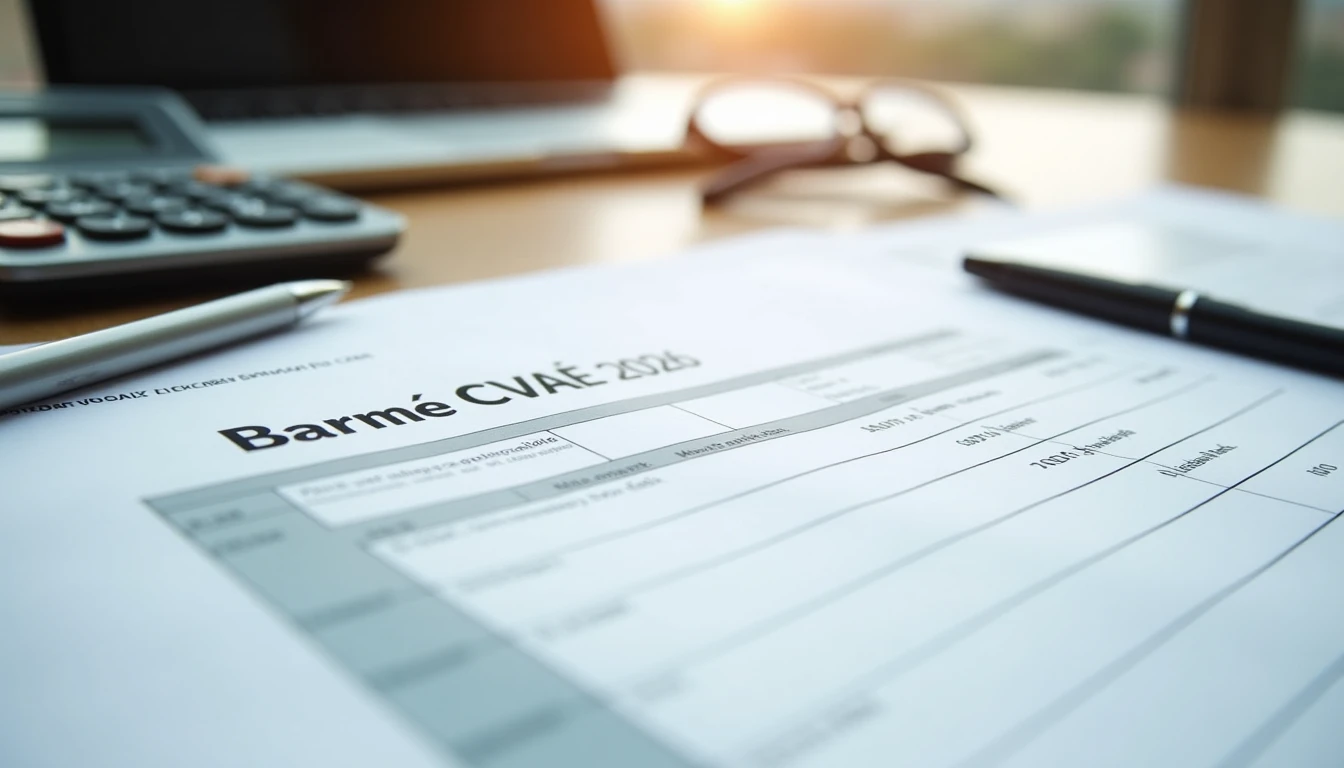 Barème CVAE 2026 et nouveautés fiscales en vigueur